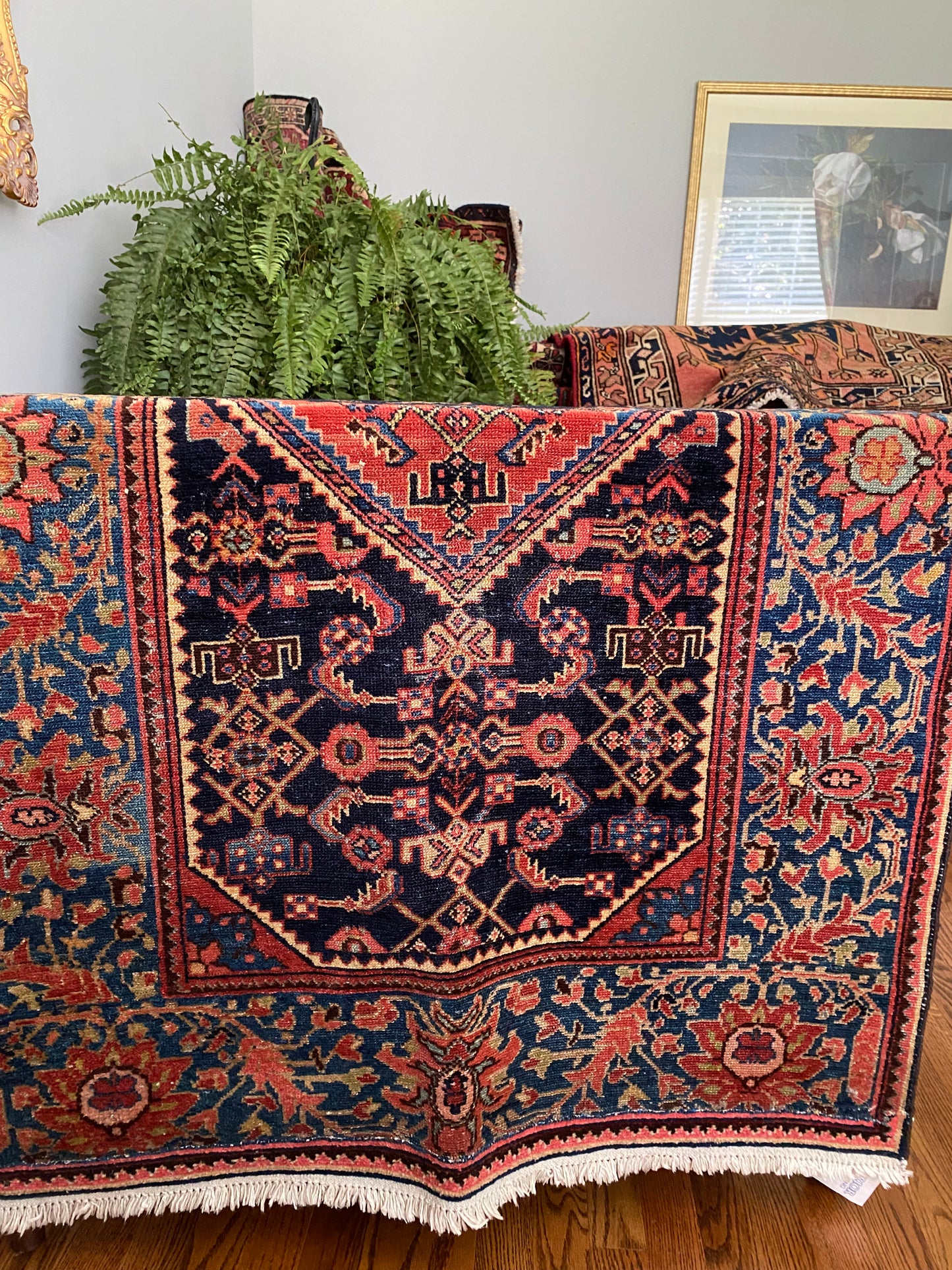 Antique Persian, ready to display on your wall!