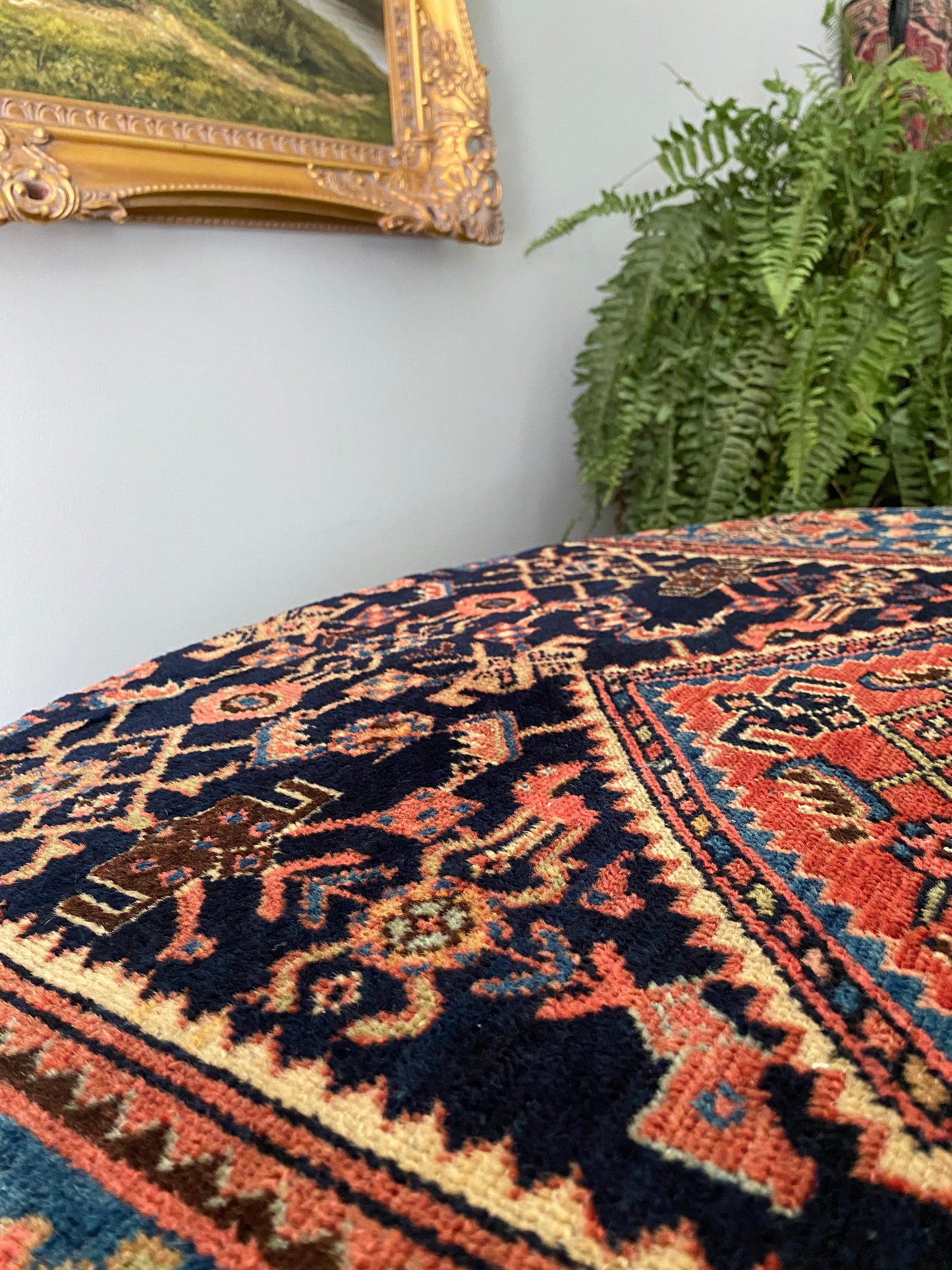 Antique Persian, ready to display on your wall!